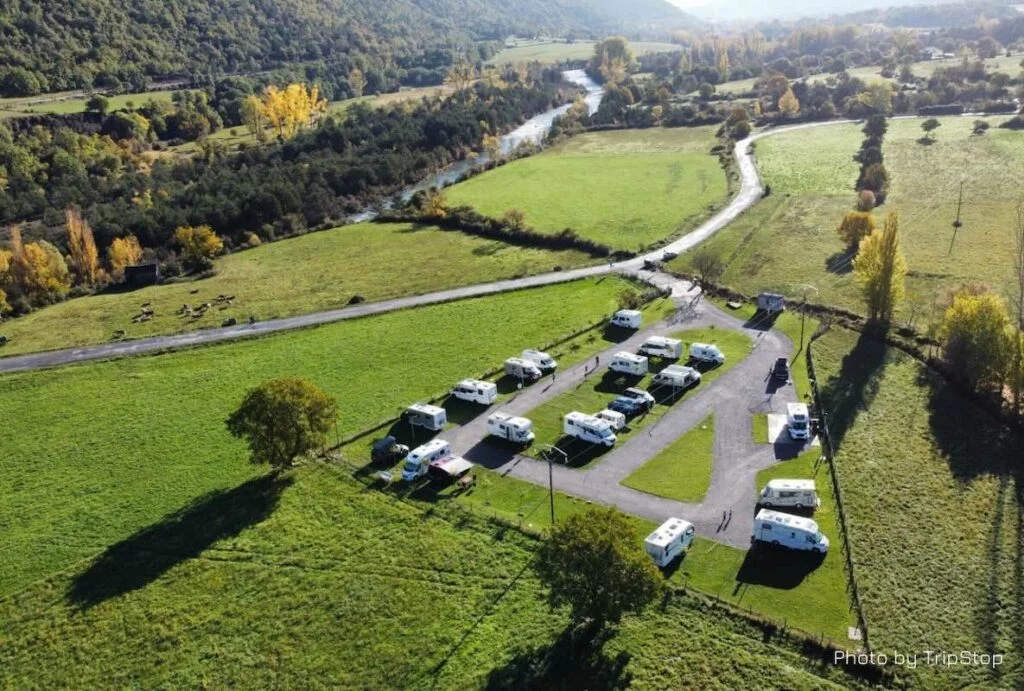 Vista aérea del Parking Ordesa