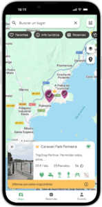 Ver área Caravan Park Palmeira con TripStop