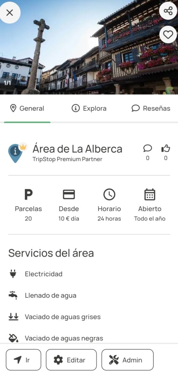 Área de la Alberca