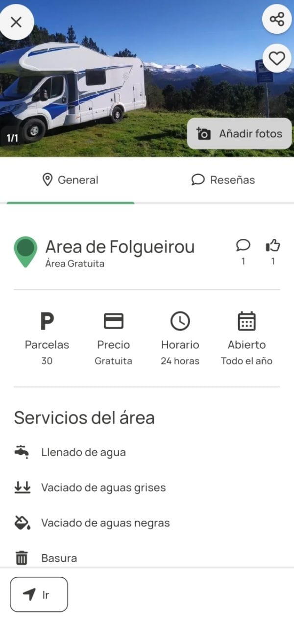 Área de Folgueirou