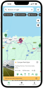 Gijón area de autocaravanas